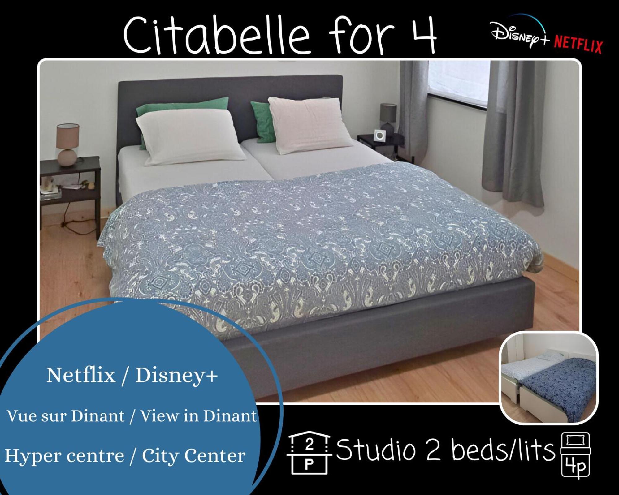 O Reflets - Citabelle For 4 - Studio 2 Rooms View "Citadelle" Ντινάντ Εξωτερικό φωτογραφία